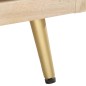 vidaXL Mesa de centro de madera maciza de mango 90x45x40cm