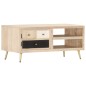 vidaXL Mesa de centro de madera maciza de mango 90x45x40cm