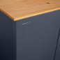 vidaXL Armario de 3 puertas Hill Range madera pino gris 127x50x170cm vidaXL Armario de 3 puertas Hill Range madera pino gris 127x50x170cm