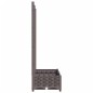 vidaXL Jardinera con enrejado PP marrón 80x40x121,5 cm vidaXL Jardinera con enrejado PP marrón 80x40x121,5 cm