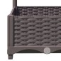 vidaXL Jardinera con enrejado PP marrón 80x40x121,5 cm vidaXL Jardinera con enrejado PP marrón 80x40x121,5 cm