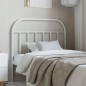 vidaXL Cabecero de metal blanco 107 cm vidaXL Cabecero de metal blanco 107 cm