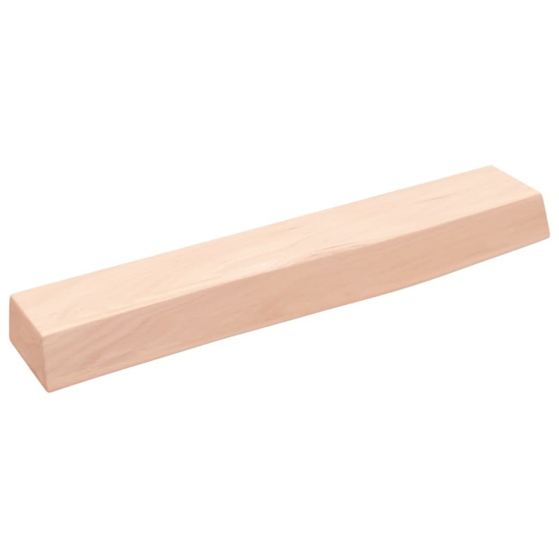 vidaXL Estante de pared madera maciza de roble sin tratar 60x10x6 cm vidaXL Estante de pared madera maciza de roble sin tratar 60x10x6 cm