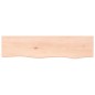 vidaXL Estante de pared madera maciza de roble sin tratar 80x20x6 cm vidaXL Estante de pared madera maciza de roble sin tratar 80x20x6 cm