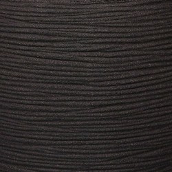 Capi Jarrón Nature Rib elegante Deluxe 40x60 cm negro KBLR1131