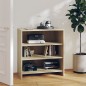 vidaXL Aparador de madera contrachapada roble Sonoma 70x40,5x75 cm