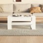 vidaXL Mesa de centro madera contrachapada blanco brillo 102x55x45 cm vidaXL Mesa de centro madera contrachapada blanco brillo 102x55x45 cm