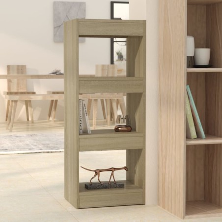 vidaXL Estantería/divisor madera ingeniería roble Sonoma 40x30x103 cm