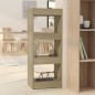 vidaXL Estantería/divisor madera ingeniería roble Sonoma 40x30x103 cm vidaXL Estantería/divisor madera ingeniería roble Sonoma 40x30x103 cm