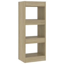vidaXL Estantería/divisor madera ingeniería roble Sonoma 40x30x103 cm