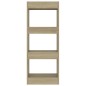 vidaXL Estantería/divisor madera ingeniería roble Sonoma 40x30x103 cm vidaXL Estantería/divisor madera ingeniería roble Sonoma 40x30x103 cm
