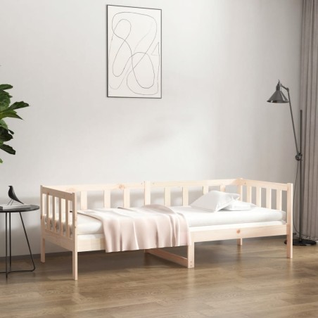 vidaXL Sofá cama madera maciza de pino 80x200 cm