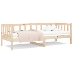 vidaXL Sofá cama madera maciza de pino 80x200 cm