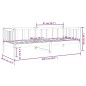 vidaXL Sofá cama madera maciza de pino 80x200 cm vidaXL Sofá cama madera maciza de pino 80x200 cm