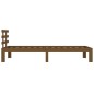 vidaXL Estructura cama madera maciza individual marrón miel 75x190 cm vidaXL Estructura cama madera maciza individual marrón miel 75x190 cm