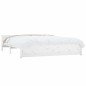vidaXL Estructura de cama de madera maciza blanco 160x200 cm