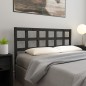 vidaXL Cabecero de cama madera maciza de pino negro 156x4x100 cm vidaXL Cabecero de cama madera maciza de pino negro 156x4x100 cm