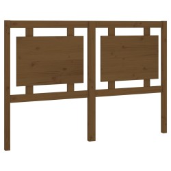 vidaXL Cabecero de cama madera maciza pino marrón miel 145,5x4x100 cm
