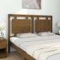 vidaXL Cabecero de cama madera maciza pino marrón miel 145,5x4x100 cm vidaXL Cabecero de cama madera maciza pino marrón miel 145,5x4x100 cm