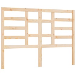 vidaXL Cabecero de cama madera maciza de pino 141x4x104 cm
