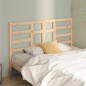 vidaXL Cabecero de cama madera maciza de pino 141x4x104 cm
