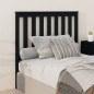 vidaXL Cabecero de cama madera maciza de pino negro 106x6x101 cm vidaXL Cabecero de cama madera maciza de pino negro 106x6x101 cm