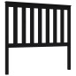 vidaXL Cabecero de cama madera maciza de pino negro 106x6x101 cm vidaXL Cabecero de cama madera maciza de pino negro 106x6x101 cm