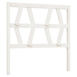 vidaXL Cabecero de cama madera maciza de pino blanco 106x4x100 cm