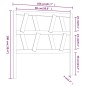 vidaXL Cabecero de cama madera maciza de pino blanco 106x4x100 cm vidaXL Cabecero de cama madera maciza de pino blanco 106x4x100 cm