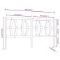 vidaXL Cabecero de cama madera maciza de pino marrón miel 186x4x100 cm vidaXL Cabecero de cama madera maciza de pino marrón miel 186x4x100 cm