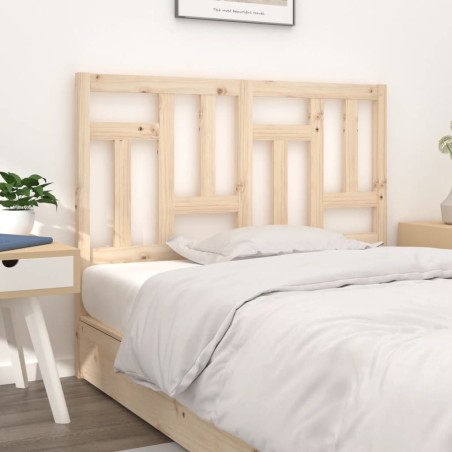 vidaXL Cabecero de cama madera maciza de pino 155,5x4x100 cm