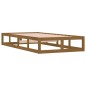 vidaXL Estructura de cama de madera maciza marrón miel 90x200 cm vidaXL Estructura de cama de madera maciza marrón miel 90x200 cm