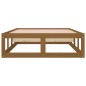 vidaXL Estructura de cama de madera maciza marrón miel 90x200 cm vidaXL Estructura de cama de madera maciza marrón miel 90x200 cm