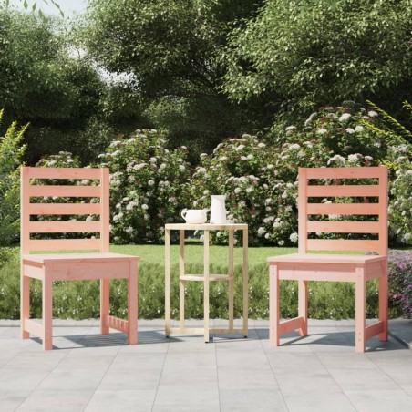 vidaXL Sillas de jardín 2 uds madera abeto Douglas 40,5x48x91,5 cm