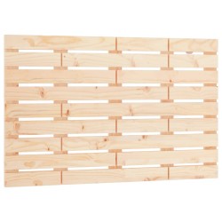 vidaXL Cabecero de cama de pared madera maciza de pino 81x3x63 cm