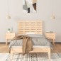 vidaXL Cabecero de cama de pared madera maciza de pino 81x3x63 cm vidaXL Cabecero de cama de pared madera maciza de pino 81x3x63 cm