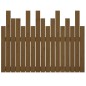 vidaXL Cabecero cama pared madera maciza pino marrón miel 108x3x80 cm vidaXL Cabecero cama pared madera maciza pino marrón miel 108x3x80 cm