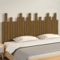 vidaXL Cabecero cama pared madera maciza pino marrón miel 166x3x80 cm vidaXL Cabecero cama pared madera maciza pino marrón miel 166x3x80 cm