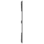 vidaXL Cabecero de cama de pared madera maciza pino gris 159,5x3x90 cm