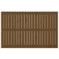vidaXL Cabecero cama pared madera maciza pino marrón miel 140x3x90 cm vidaXL Cabecero cama pared madera maciza pino marrón miel 140x3x90 cm