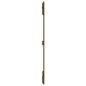vidaXL Cabecero cama pared madera maciza pino marrón miel 82,5x3x110cm vidaXL Cabecero cama pared madera maciza pino marrón miel 82,5x3x110cm