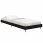 vidaXL Estructura de cama madera contrachapada negra 75x190 cm