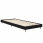 vidaXL Estructura de cama madera contrachapada negra 75x190 cm