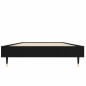 vidaXL Estructura de cama madera contrachapada negra 75x190 cm
