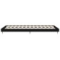 vidaXL Estructura de cama madera contrachapada negra 75x190 cm
