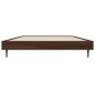 vidaXL Estructura de cama madera contrachapada marrón roble 90x190 cm