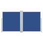 vidaXL Toldo lateral retráctil azul 120x600 cm vidaXL Toldo lateral retráctil azul 120x600 cm