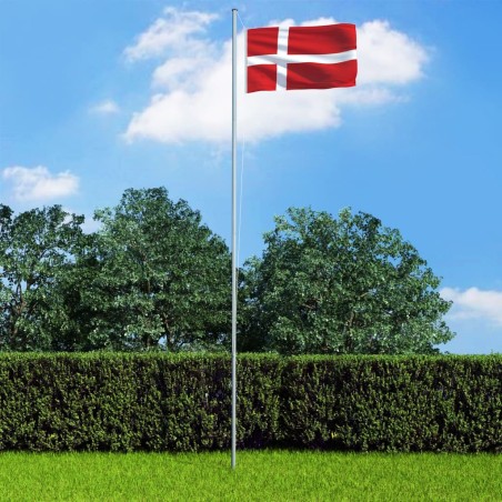 vidaXL Bandera de Dinamarca 90x150 cm