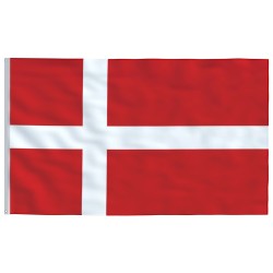 vidaXL Bandera de Dinamarca 90x150 cm