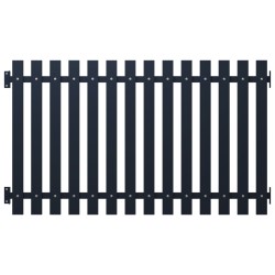 vidaXL Panel de valla acero recubrimiento polvo antracita 170,5x75 cm
